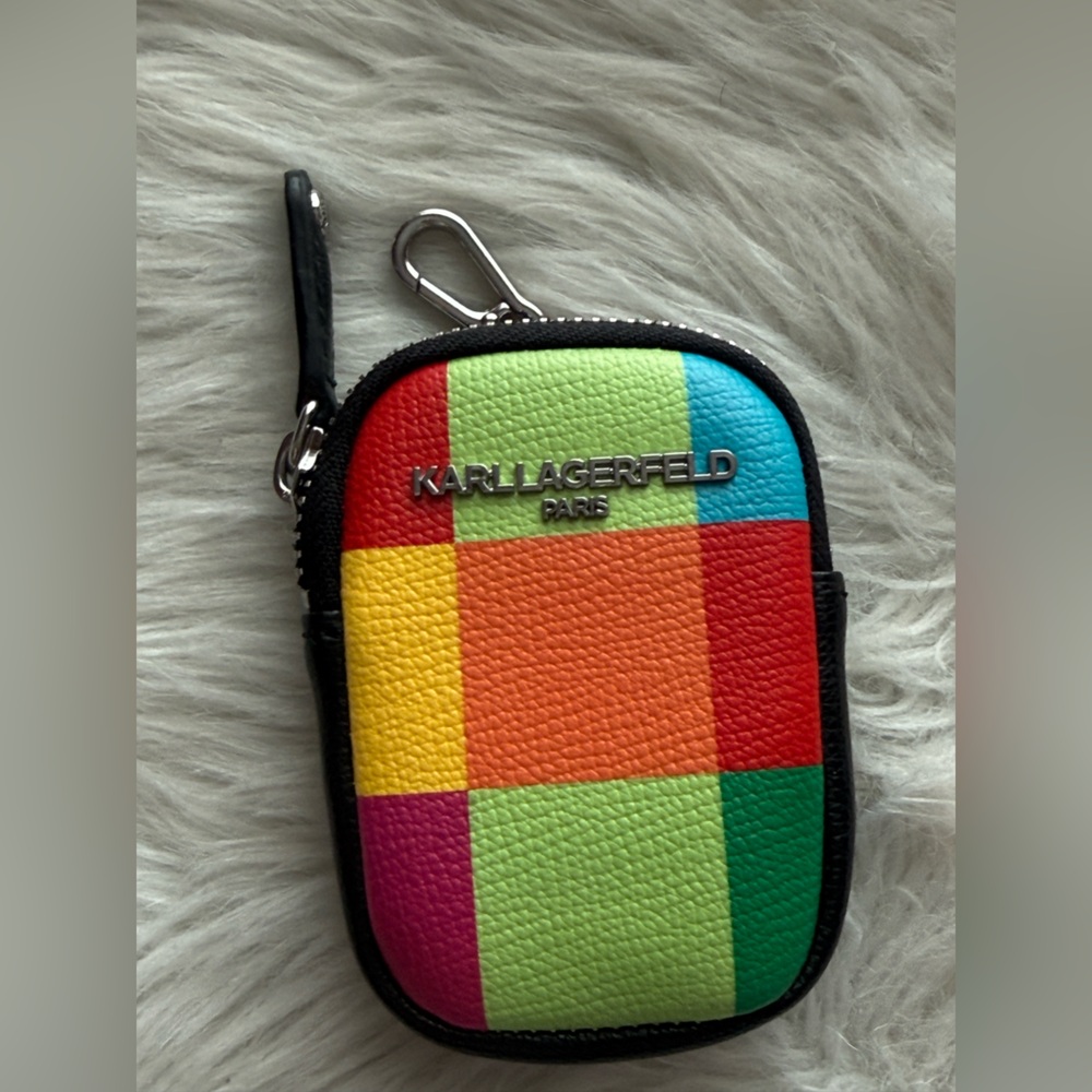 Karl lagerfeld Multicolor Patchwork Zipper Pouch … - image 2